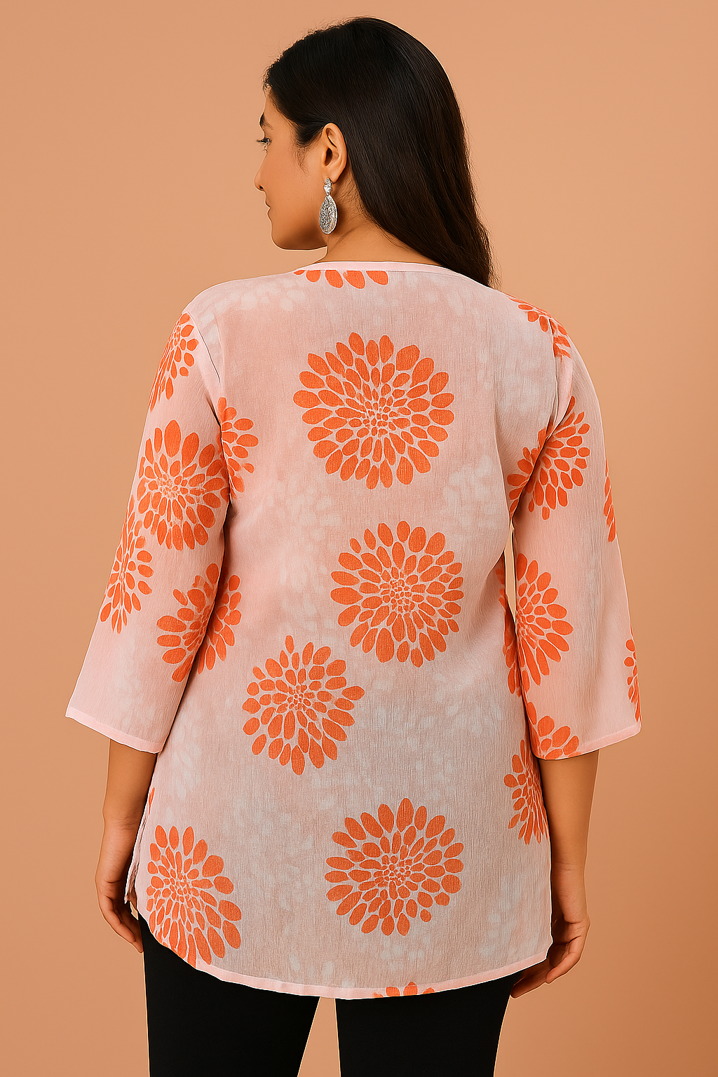 Peach Blossom Aura Tunic