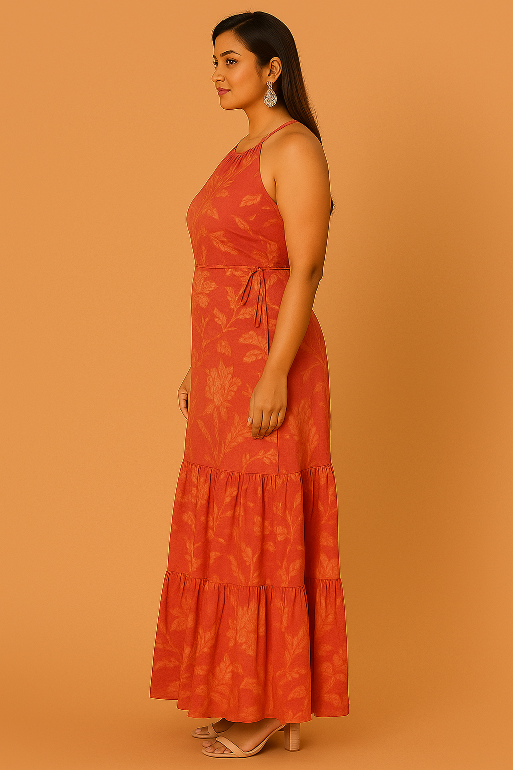 Saffron Whisper Gown Dress