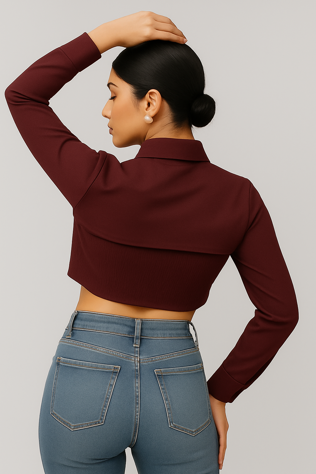 Besmock Crop Shirt